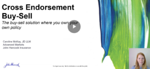 Cross Endorsement Buy-Sell Cross Endorsement Buy-Sell